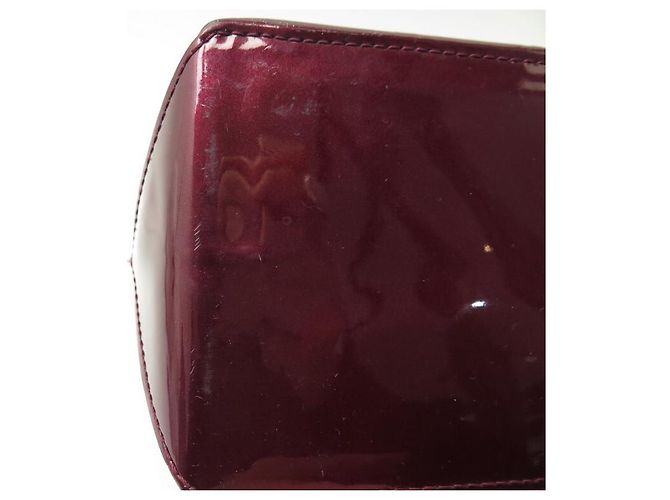 LOUIS VUITTON WILSHIRE MM BORSA A MANO MONOGRAM IN VERNICE BORSA A MANO CABAS Bordò - vista 8
