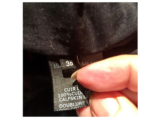 Isabel Marant Abito in pelle sfacciata, Nuovo con etichette Nero - vista 13