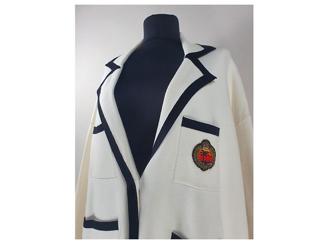 Blazer Sandro Branco e Preto - vista 2