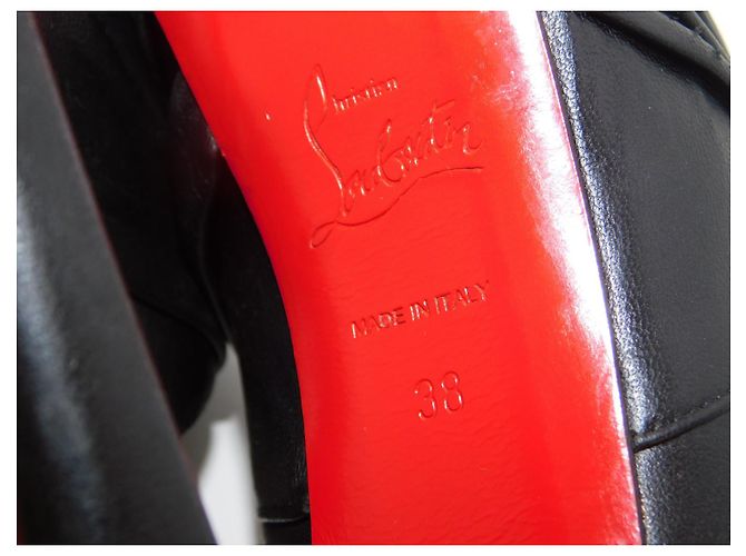 Décolleté Christian Louboutin Lady Gres 20 ans 38 Nero - vista 11