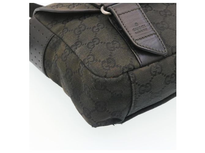 GUCCI GG Canvas Umhängetasche Schwarz Auth fm1113 - Ansicht 14