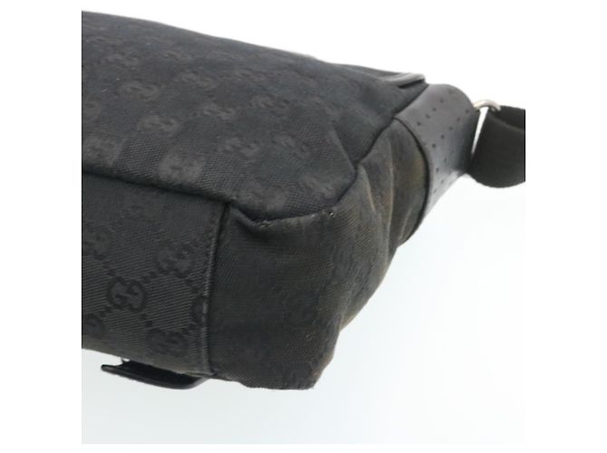 GUCCI GG Canvas Umhängetasche Schwarz Auth fm1113 - Ansicht 15