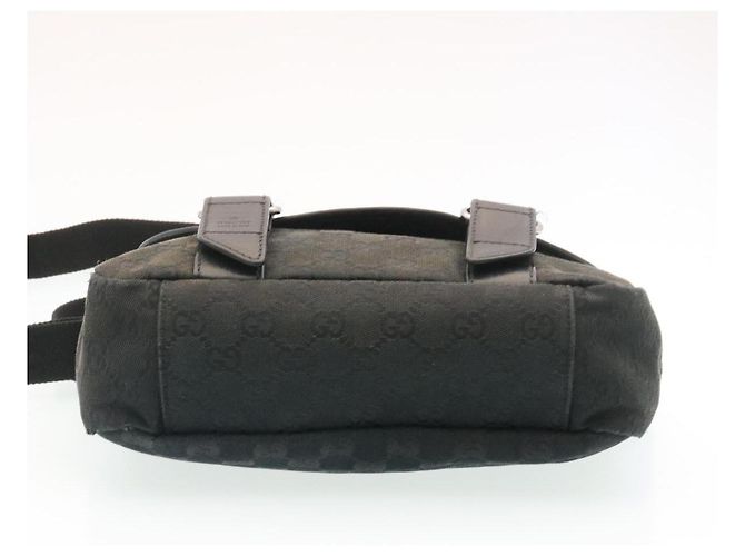 GUCCI GG Canvas Umhängetasche Schwarz Auth fm1113 - Ansicht 5