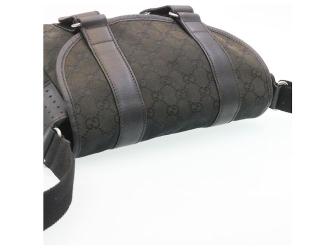 GUCCI GG Canvas Umhängetasche Schwarz Auth fm1113 - Ansicht 6