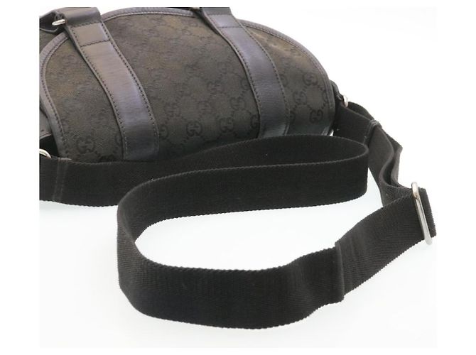 GUCCI GG Canvas Umhängetasche Schwarz Auth fm1113 - Ansicht 7