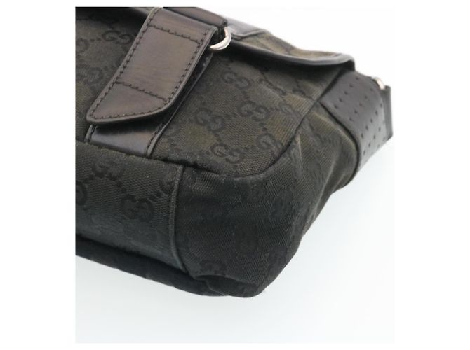 GUCCI GG Canvas Umhängetasche Schwarz Auth fm1113 - Ansicht 8