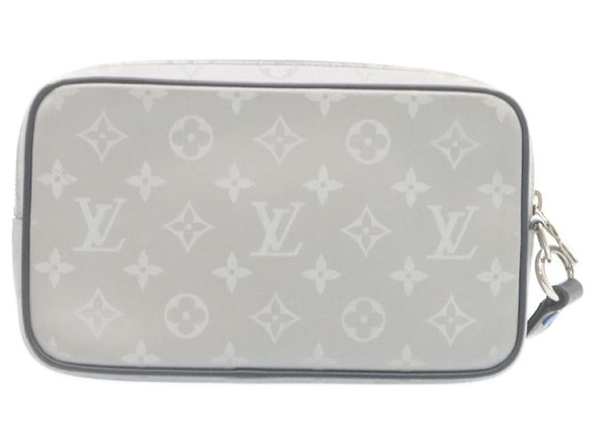 LOUIS VUITTON Pochette Satellite Alpha con monogramma argento M44171 LV Auth knn059 - vista 2