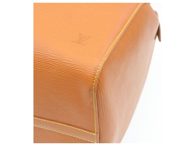 Louis Vuitton Epi Keepall 50 Borsa Boston Marrone M42968 LV Aut pt167 - vista 15