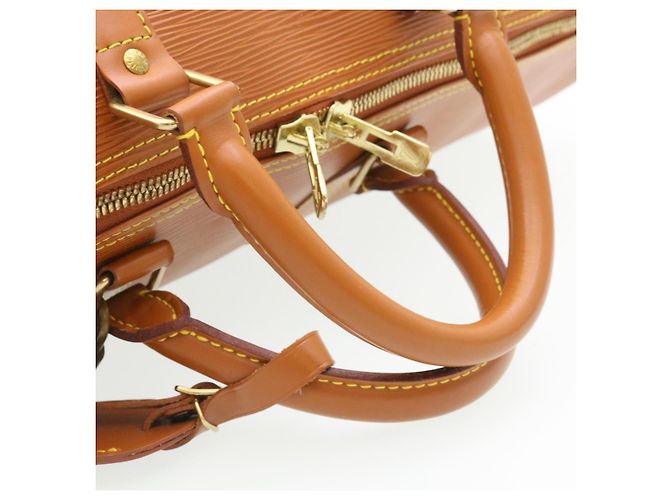 Louis Vuitton Epi Keepall 50 Borsa Boston Marrone M42968 LV Aut pt167 - vista 7