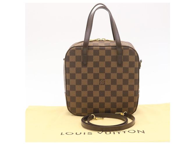 LOUIS VUITTON Borsa a mano Damier Ebene Spontini SP N. ordine48021 LV Auth knn072 - vista 12