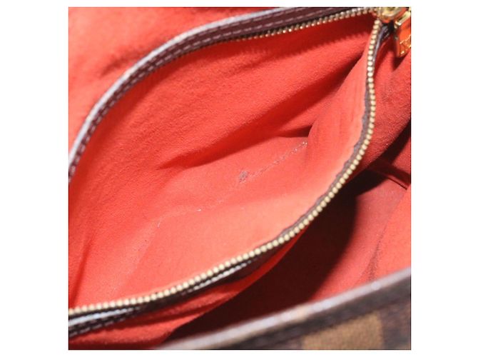 Bucket LOUIS VUITTON Damier Ebene Marais Borsa a tracolla a secchiello N42240 LV Auth lt169 - vista 22
