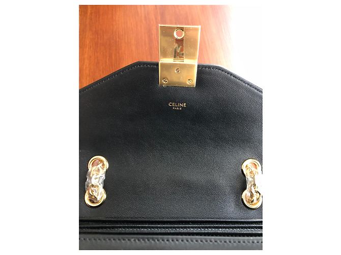 Borsa Céline Classic C in pelle nera Nero - vista 7