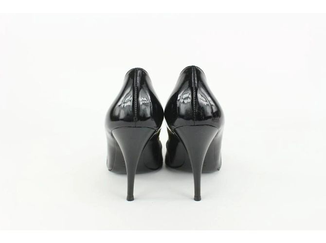 Vicini Size 39 Décolleté in vernice nera x raso 2V1209 - vista 9