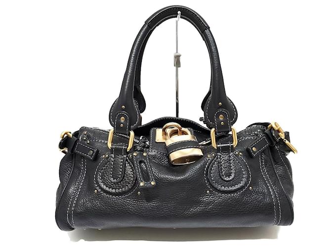 CHLOÉ PADDINGTON Black Leather ref.482975 - Joli Closet