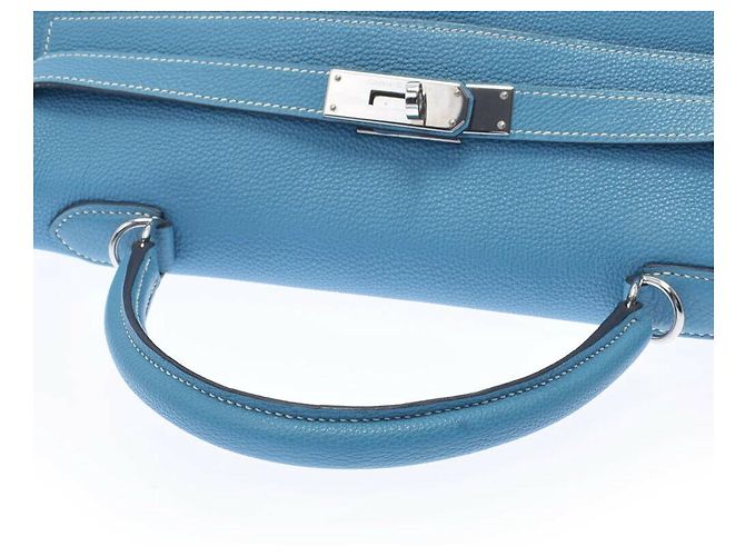 Hermès hermes kelly Blu - vista 2