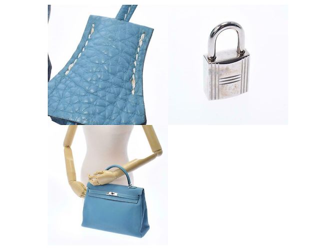Hermès hermes kelly Blu - vista 6
