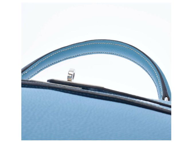 Hermès hermes kelly Blu - vista 7