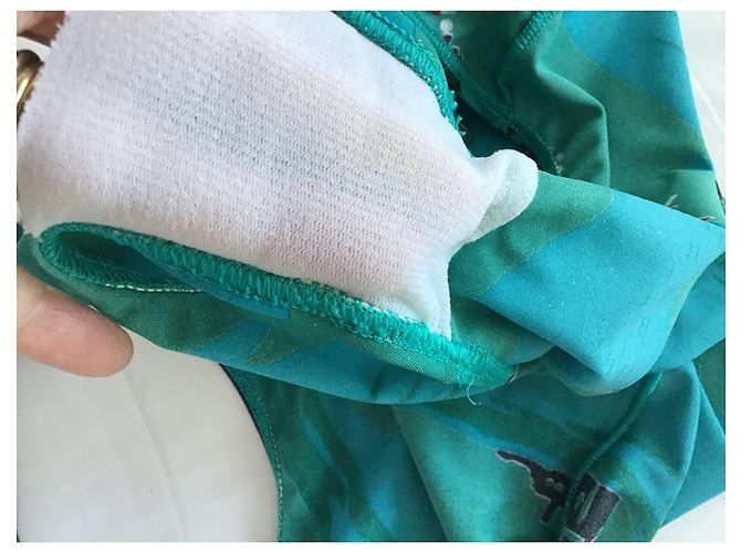 Hermès Einteiliger Badeanzug Dunkelblau - Ansicht 6