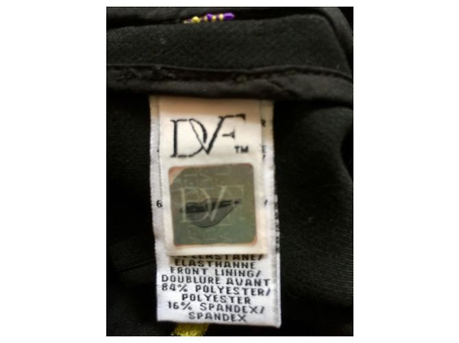Diane Von Furstenberg Vestido de tweed Minetta de DvF Negro Multicolor - vista 6