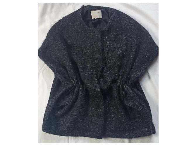 Iro Iron Jacket Anthrazit Wolle Anthrazitgrau - Ansicht 2