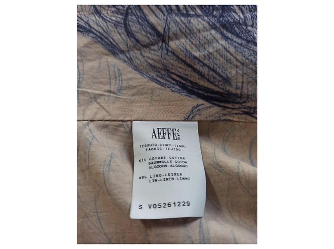 Giacca aderente Jean Paul Gaultier grigio blu seta cotone lino Grigio antracite - vista 10