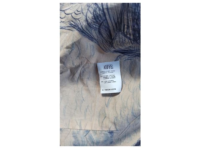 Giacca aderente Jean Paul Gaultier grigio blu seta cotone lino Grigio antracite - vista 8