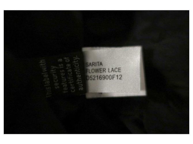 Diane Von Furstenberg DvF Sarita Blumenspitzenkleid in Schwarz - Ansicht 11