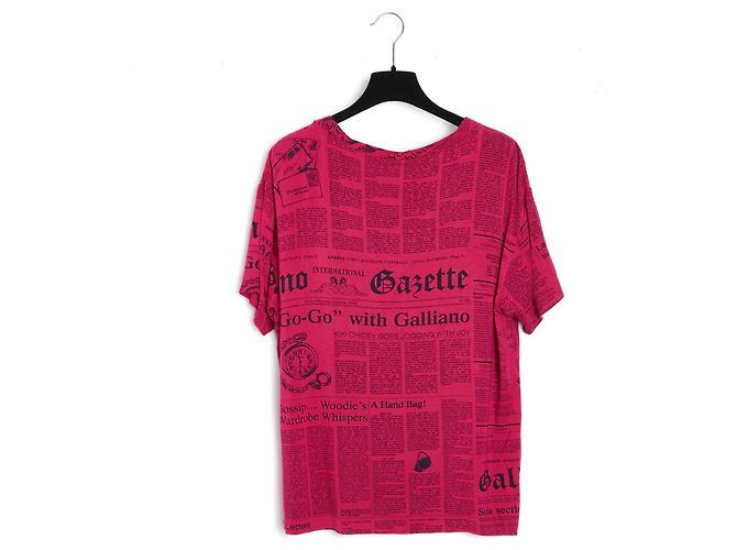 John Galliano FUCHSIA ZEITUNG DE36/38 Pink - Ansicht 3