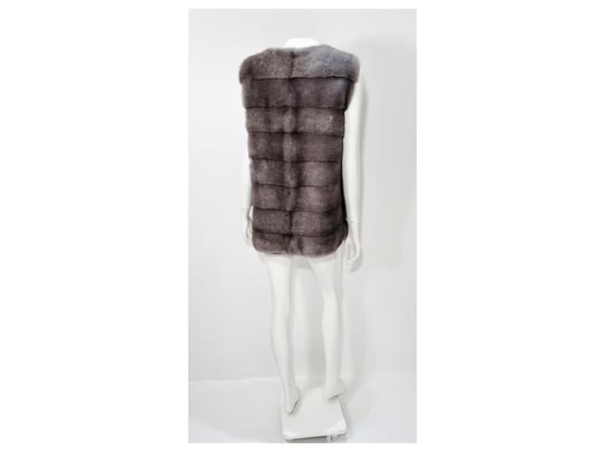Chaleco Simonetta Ravizza visón Gris antracita - vista 2