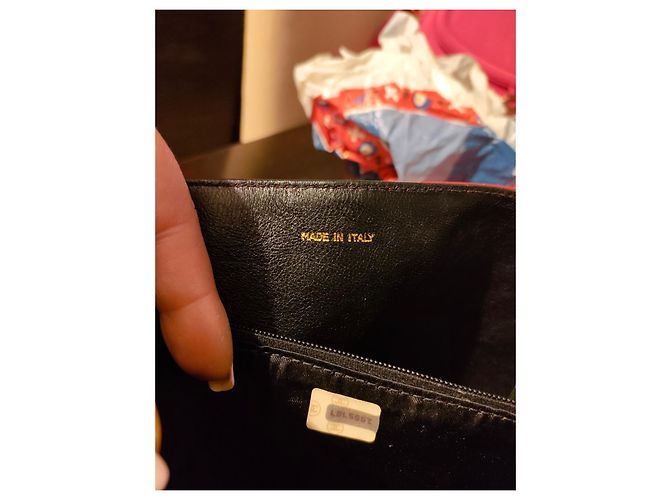 Borsa Chanel in tessuto nero - vista 2
