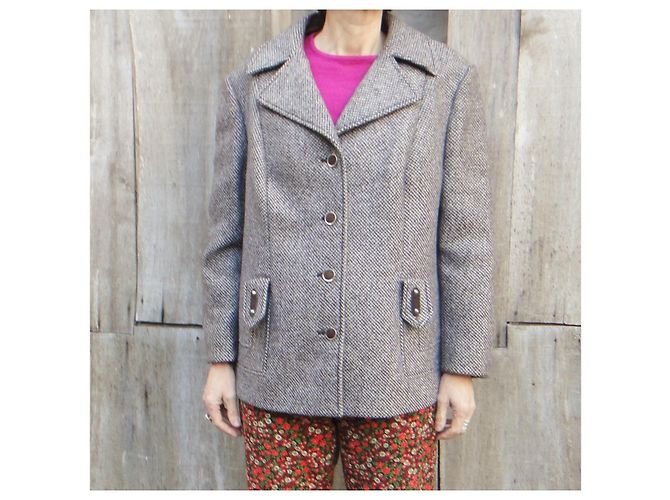 Autre Marque jaqueta vintage Pauw Amsterdam t 46 Marrom - view 3