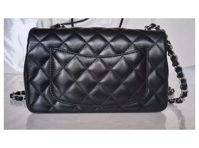 Timeless Borsa mini classica con patta Chanel Nero - vista 3