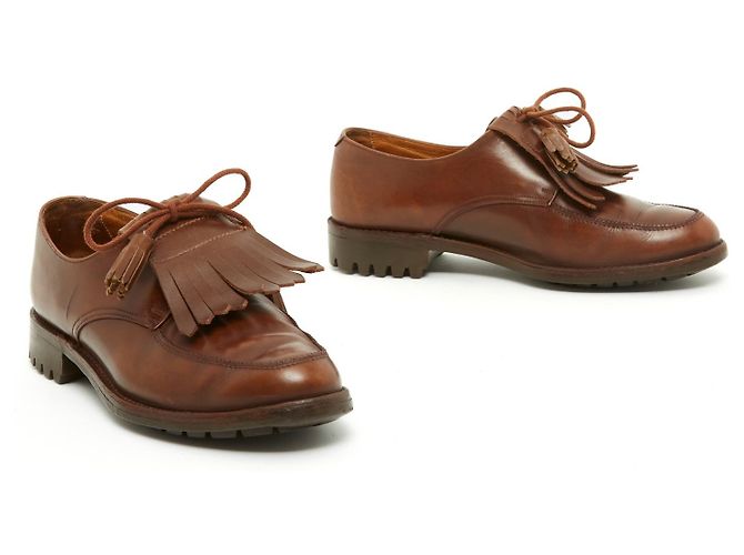 Hermès GOLFDERBIES IN36.5 Braun - Ansicht 2