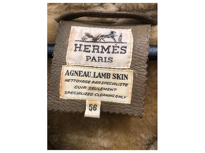 Hermès Montone Beige - vista 3