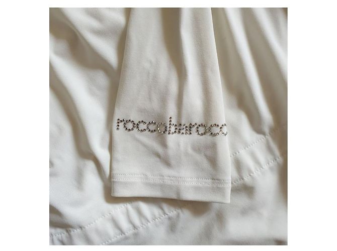 ROCCOBAROCCO Blouse Eggshell Viscose Elastane - view 4
