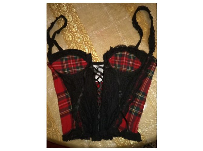 Moschino Cheap And Chic Bustier tartan  Moschino Cheap & Chip Multicolor - vista 2
