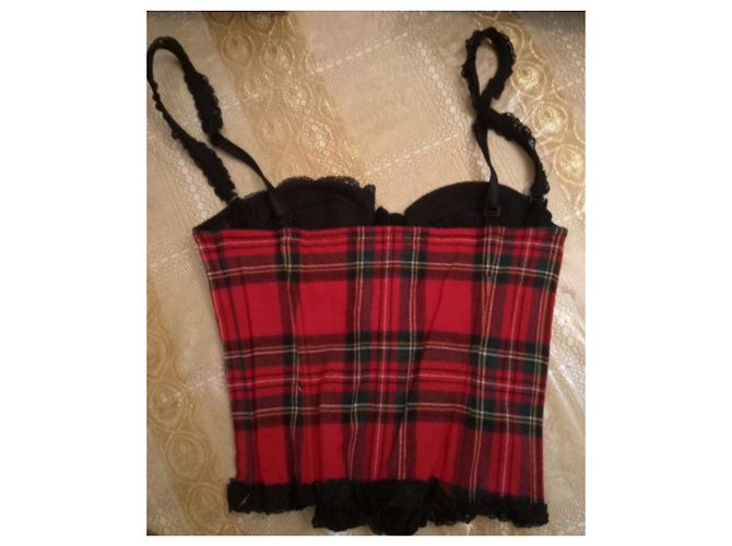 Moschino Cheap And Chic Bustier tartan  Moschino Cheap & Chip Multicolor - vista 4