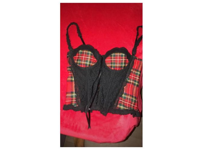 Moschino Cheap And Chic Bustier tartan  Moschino Cheap & Chip Multicolor - vista 5