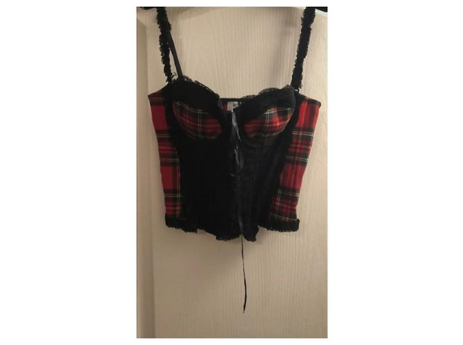 Moschino Cheap And Chic Bustier tartan  Moschino Cheap & Chip Multicolor - vista 6