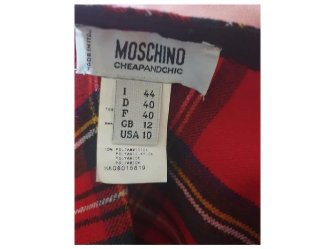 Moschino Cheap And Chic Bustier tartan  Moschino Cheap & Chip Multicolor - vista 9