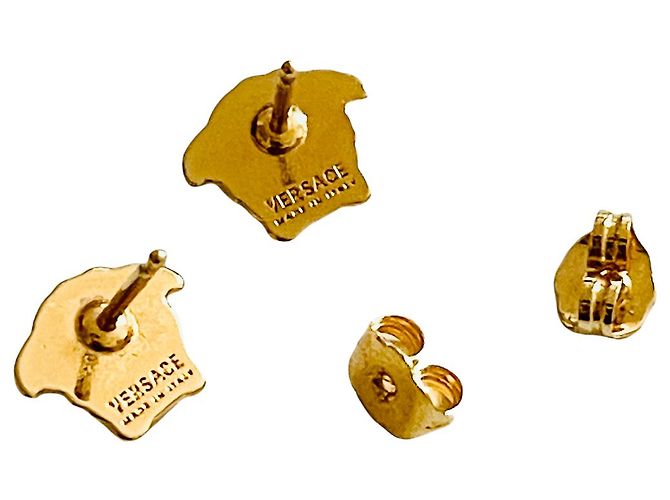 Versace Medusa Head Stud Earrings - view 3