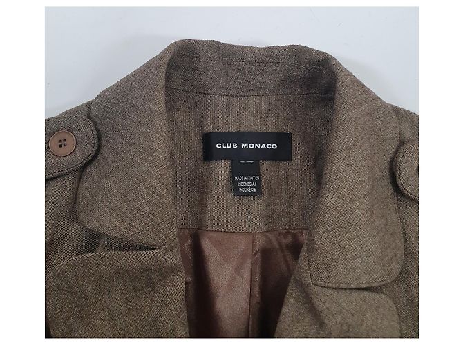 Club Monaco Blazer Braun Wolle L - Ansicht 5