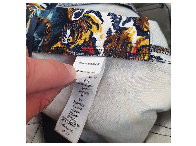 Pantaloni Kenzo in cotone ed elastan multicolore - vista 6