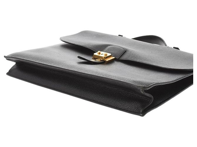 Sac à dépêches Hermès Hermes Sac a Depeches Schwarz - Ansicht 3