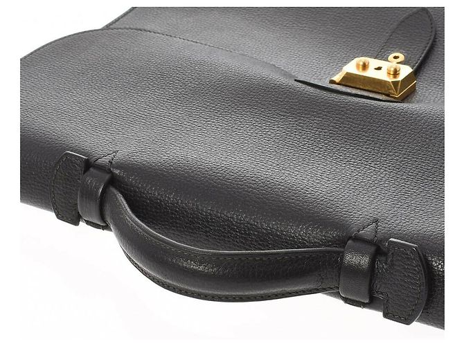 Sac à dépêches Hermès Hermes Sac a Depeches Schwarz - Ansicht 4