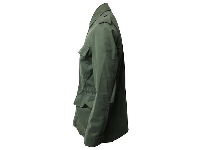 Jaqueta Mackintosh Skite Field em algodão verde - vista 2