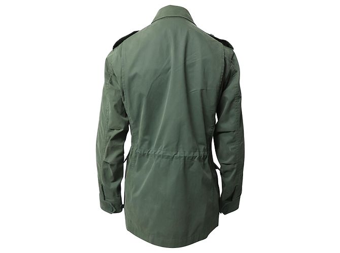 Jaqueta Mackintosh Skite Field em algodão verde - vista 4