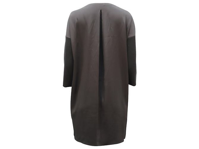 Vince Pulloverkleid aus schwarzer Wolle - Ansicht 2