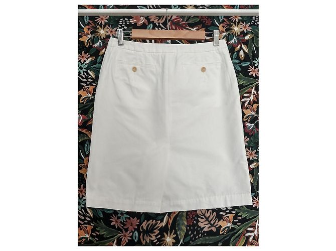 Minigonna Max Mara bianca in cotone Bianco - vista 2