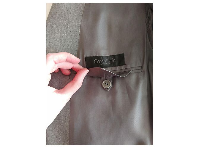 Autre Marque Grey Wool Blazer Jacket Men - view 13